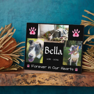 Pet loss memorial keepsake plaque