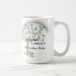 Pet loss, pet sympathy mug Rainbow Bridge
