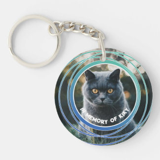 Pet Loss Sympathy Memorial Keepsake Symbol Keychain