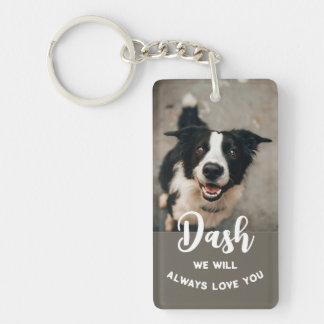 Pet Loss Sympathy Memorial Keepsake Symbol Keychain