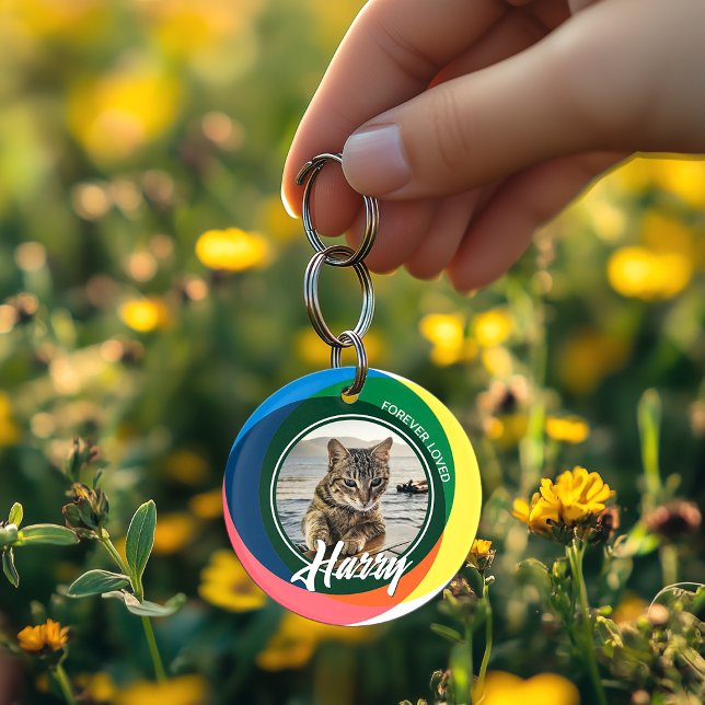 Pet Loss Sympathy Memorial Keepsake Symbol Keychain (Perfect keepsake gift)