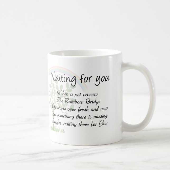 Pet loss sympathy mug (Right)