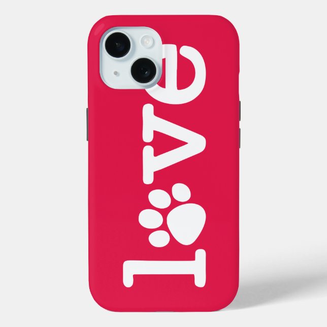 Pet love Case-Mate iPhone case (Back)
