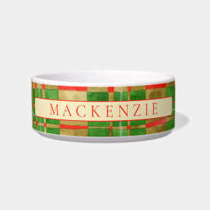 PET LOVE Ceramic Pet Bowl / Mac Gregor Tartan