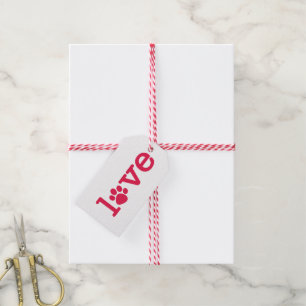 Pet love gift tags
