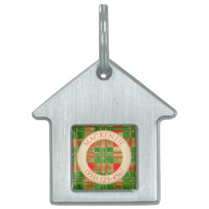 PET LOVE House Pet Tag - Mac Gregor Tartan