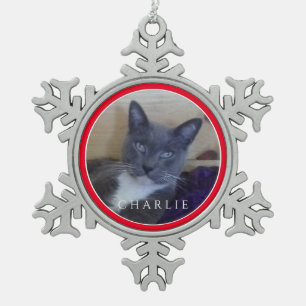 PET LOVE Ornement de flocon de neige d'eau douce /