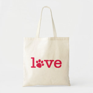 Pet love tote bag