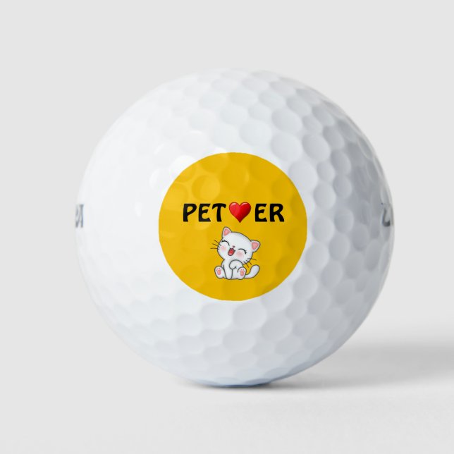 Pet Lover Golf Ball (Front)