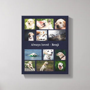 Pet Lover Keepsake Canvas Print