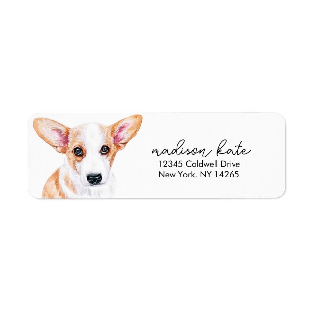 Pet Lover Return Address Labels (Front)