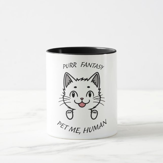 Pet Me Human Mug (Center)