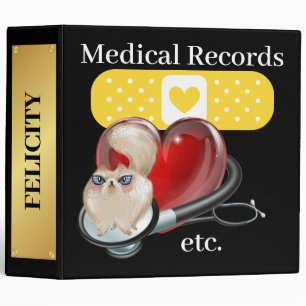 Pet Médicale Records Classeur - Voir retour