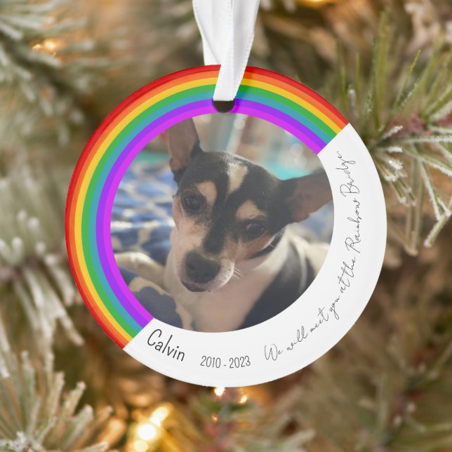Pet Memorial Acrylic Ornament (Tree)