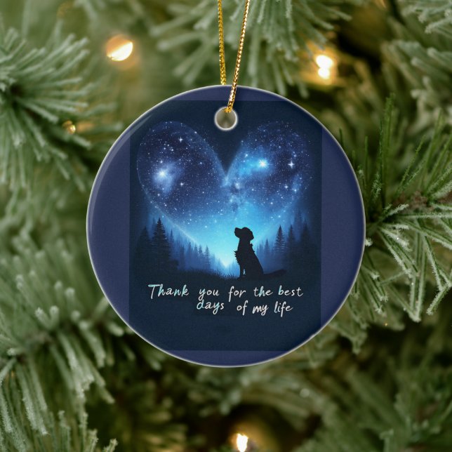 Pet Memorial Ceramic Ornament (Tree)