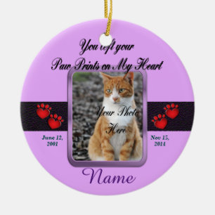Pet Memorial Christmas Ceramic Ornament