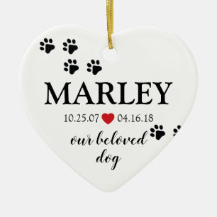 Pet Memorial   Create Your Own Photo Ceramic Ornament
