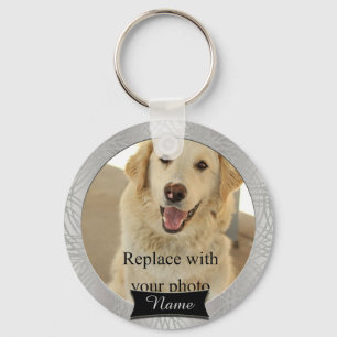 Pet Memorial Custom Photo Keychain