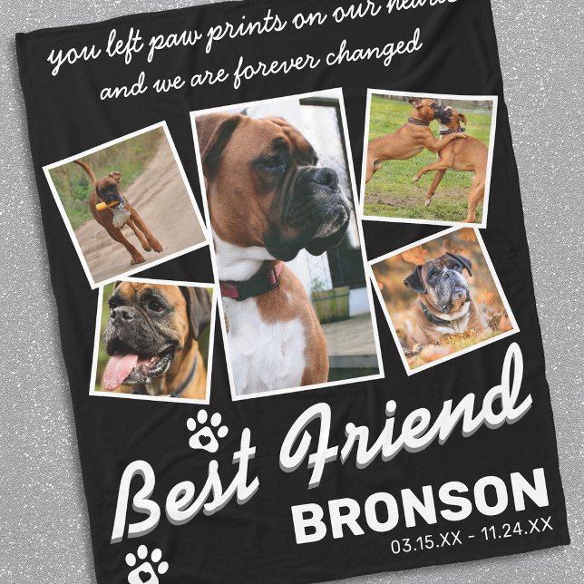 Pet Memorial Fleece Blanket (Creator Uploaded)