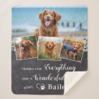 Pet Memorial From The Dog 4 Photo Keepsake