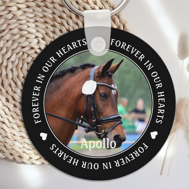 Pet Memorial Horse Keychain (Creator Uploaded)