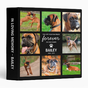 Pet Memorial   In Loving Memory Photo Album Binder