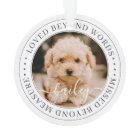 Pet Memorial Love Beyond Words Elegant Chic Photo