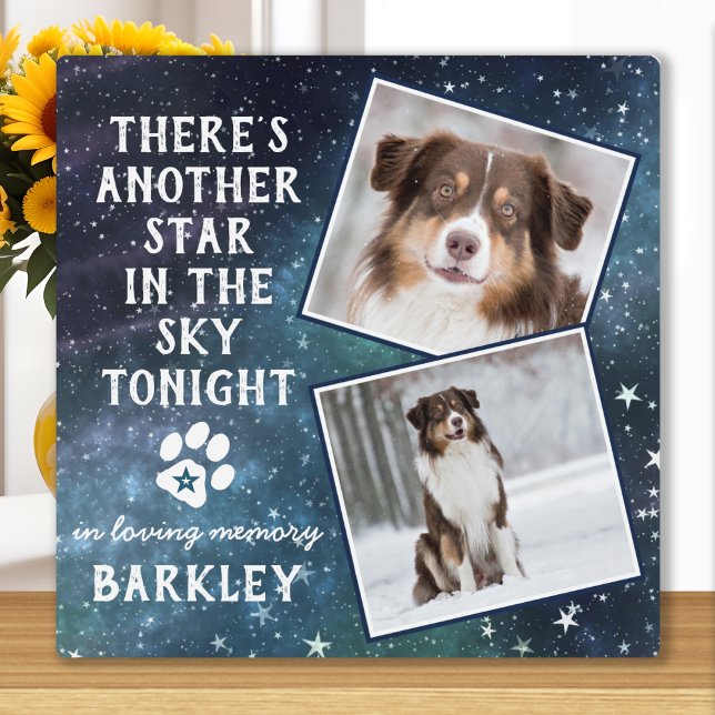 Pet Memorial Pet Loss Dog Photo Plaque (Creator Uploaded)