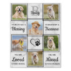 Pet Memorial Pet Loss Keepsake Unique 6 Dog Photo