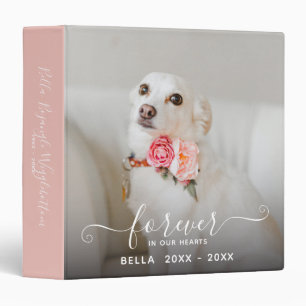 Pet Memorial Photo Album 3 Anneau Classeur