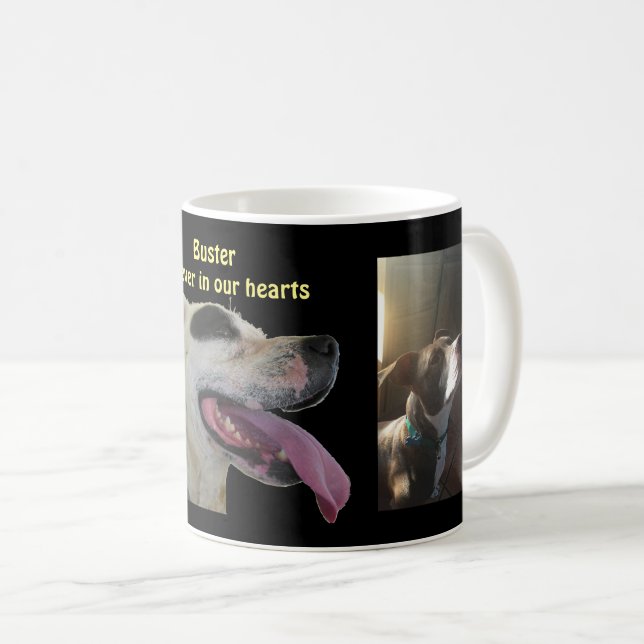 Pet Memorial Photo Coffee Mug (Front Right)