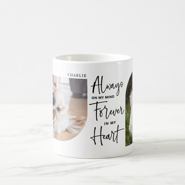 Pet Memorial Photo  Coffee Mug (Center)