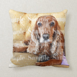 Pet memorial photo keepsake Personalize Throw Pillow
