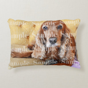 Pet memorial photo PERSONALIZE Accent Pillow