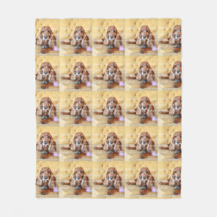 Pet memorial photo PERSONALIZE Fleece Blanket