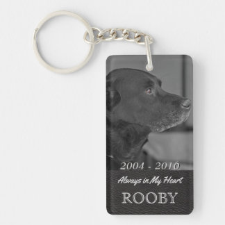 Pet Memorial Photo | Tribute In My Heart Keychain
