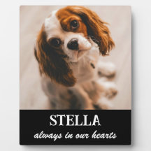 Pet Memorial Picture Plaque