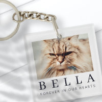 Pet Memorial Simple Modern Chic Family Photo