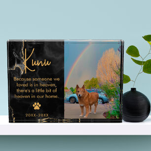 Pet Memorial Sympathy Gift For Cat Or Dog Lover Photo Block