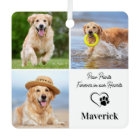 Pet Memorial Sympathy Personalized 3 Photo Collage