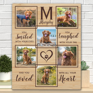 Pet Memorial Photo Plaques