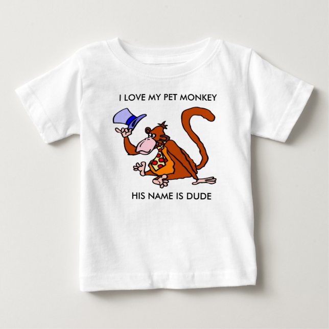 PET MONKEY TODDLER T-SHIRT (Front)