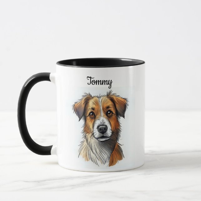 Pet Name & Image Mug (Left)