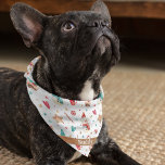 Pet Name on Snowman Sweets Square Scarf Bandana<br><div class="desc">Printed on one side,  snowman sweets pattern bandana with personalization. Two sizes available: 18"x18" (kids,  small dogs) and 22"x22" (adults,  large dogs). Easily change name using the Template provided. Lightweight fabric that breathes well and dries quickly. 100% spun polyester. See "About This Product" at side for more information.</div>