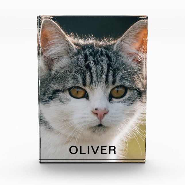 Pet Name Photo Block (Front)