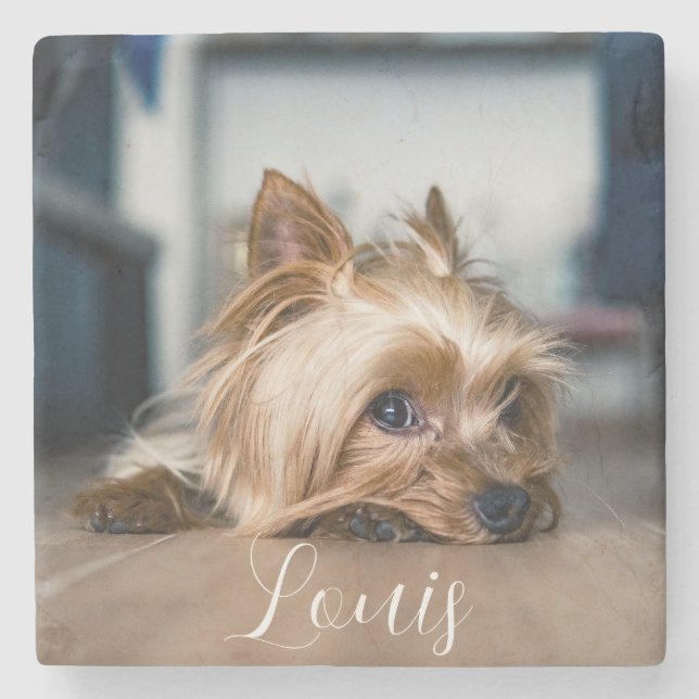 PET NAME Stone Coaster (Front)