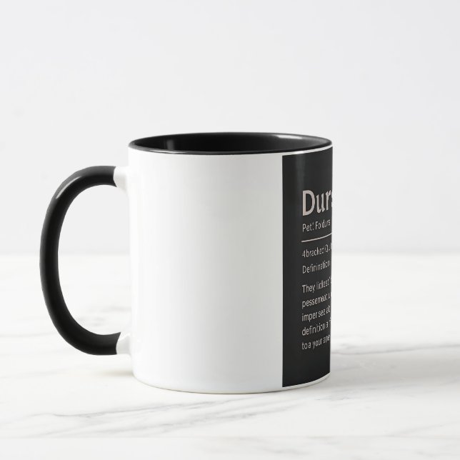 Pet Nickname Dictionary Personalized Custom Defini Mug (Left)