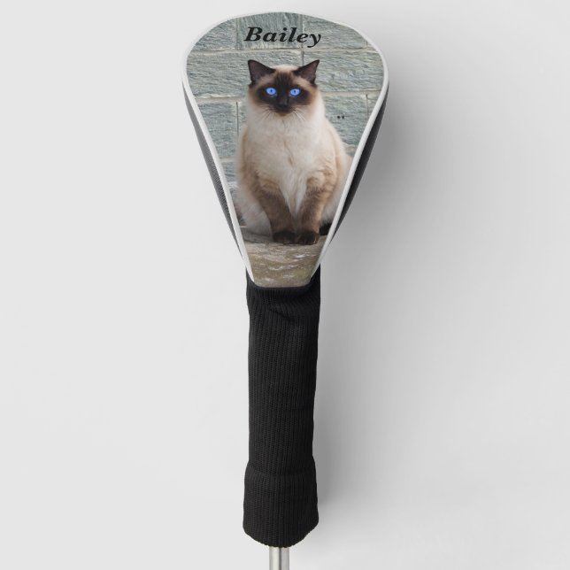 Pet or Family Photo Golf Head Cover (Front)