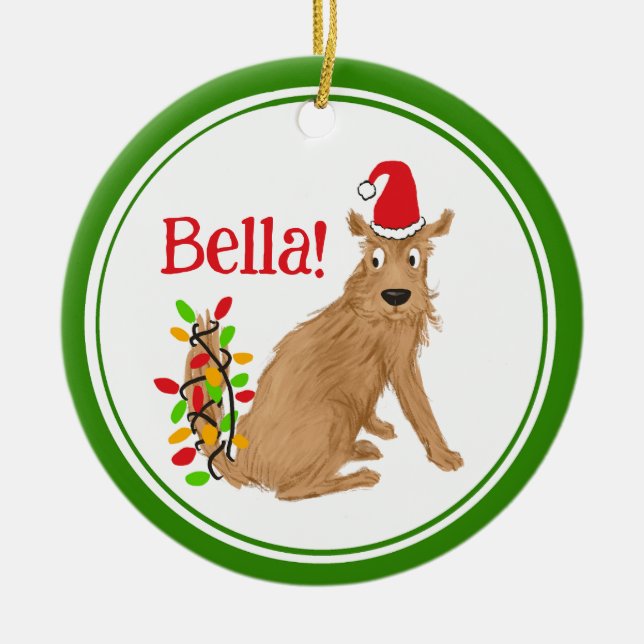 Pet ornament funny humour cute dog (Front)
