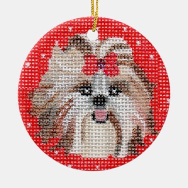 Pet Ornaments  - Shih Tzu (Front)
